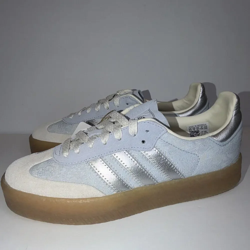 Adidas Sambae Liberty London Women's Low Top Lace-Up Canvas Sneakers IH1967 - Picture 1 of 8